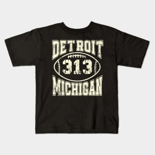 Detroit 313 Michigan Kids T-Shirt